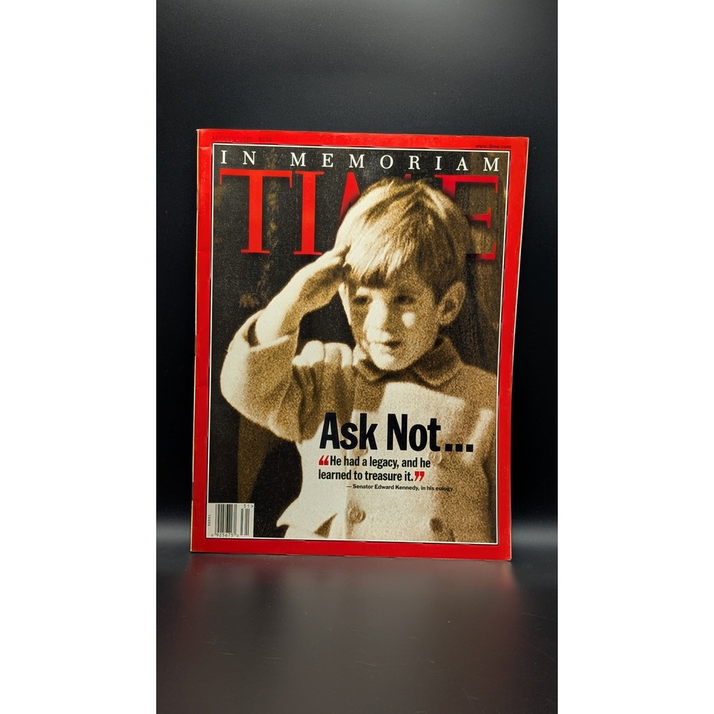 Time Magazine August 2 1999 John F Kennedy Jr JFK Jr In Memoriam Tribute Issue